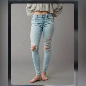 American Eagle Outfitters Ripped Next Level Stretch Jeans